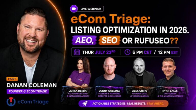 eCom Triage: Listing optimization in 2026. AEO, SEO or RufusEO??