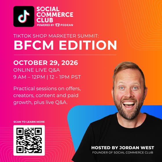 TikTok Shop Marketer Summit: BFCM Edition